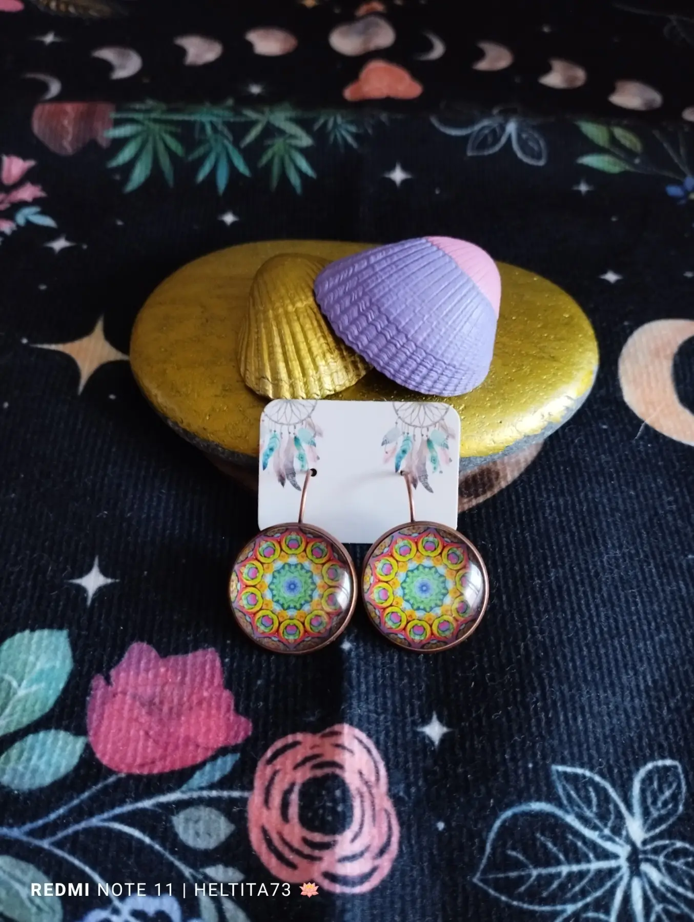 Pendientes Mandala Multicolor