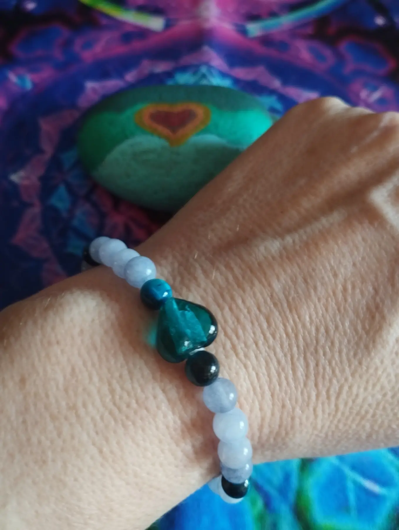 Pulsera «Corazón Verde»