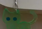 Llaveros gato esqueleto