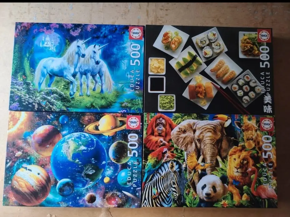 Lote puzzles 500 piezas