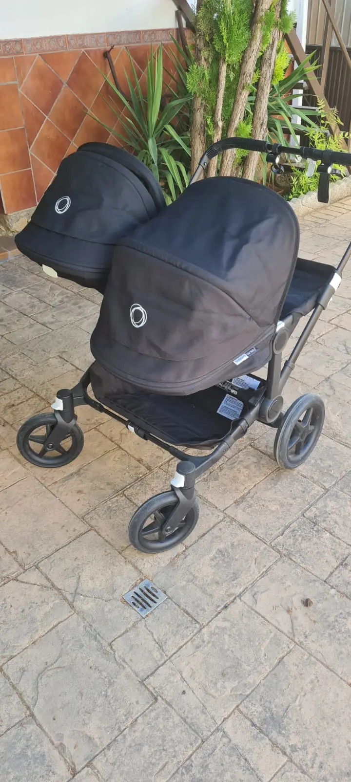 Carro Gemelar Bugaboo Donkey 3 Total Black