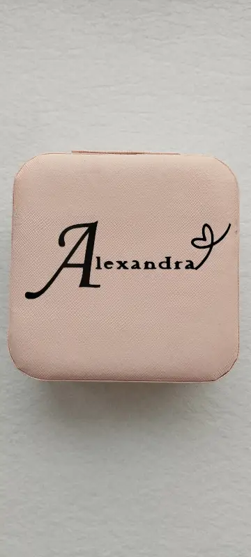Joyero de viaje personalizado