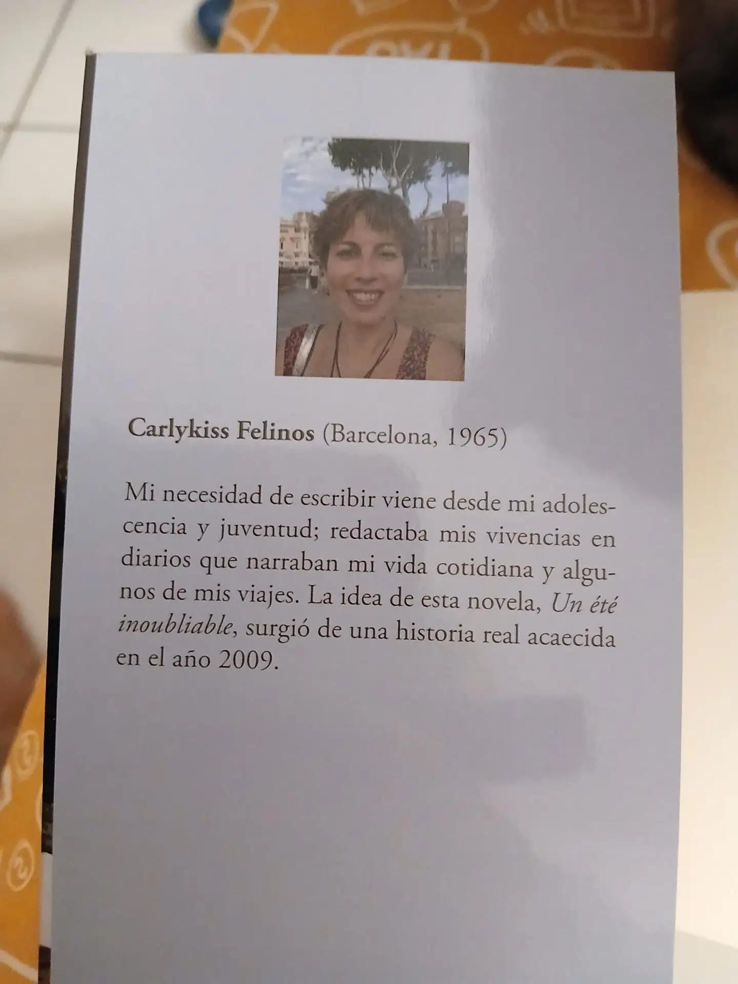 Novela Un ete inoubliable