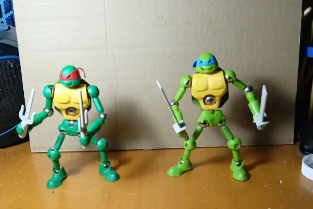 Lote 2 tortugas ninja magnéticas