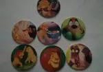 Lote 7 caps de el rey león vintage