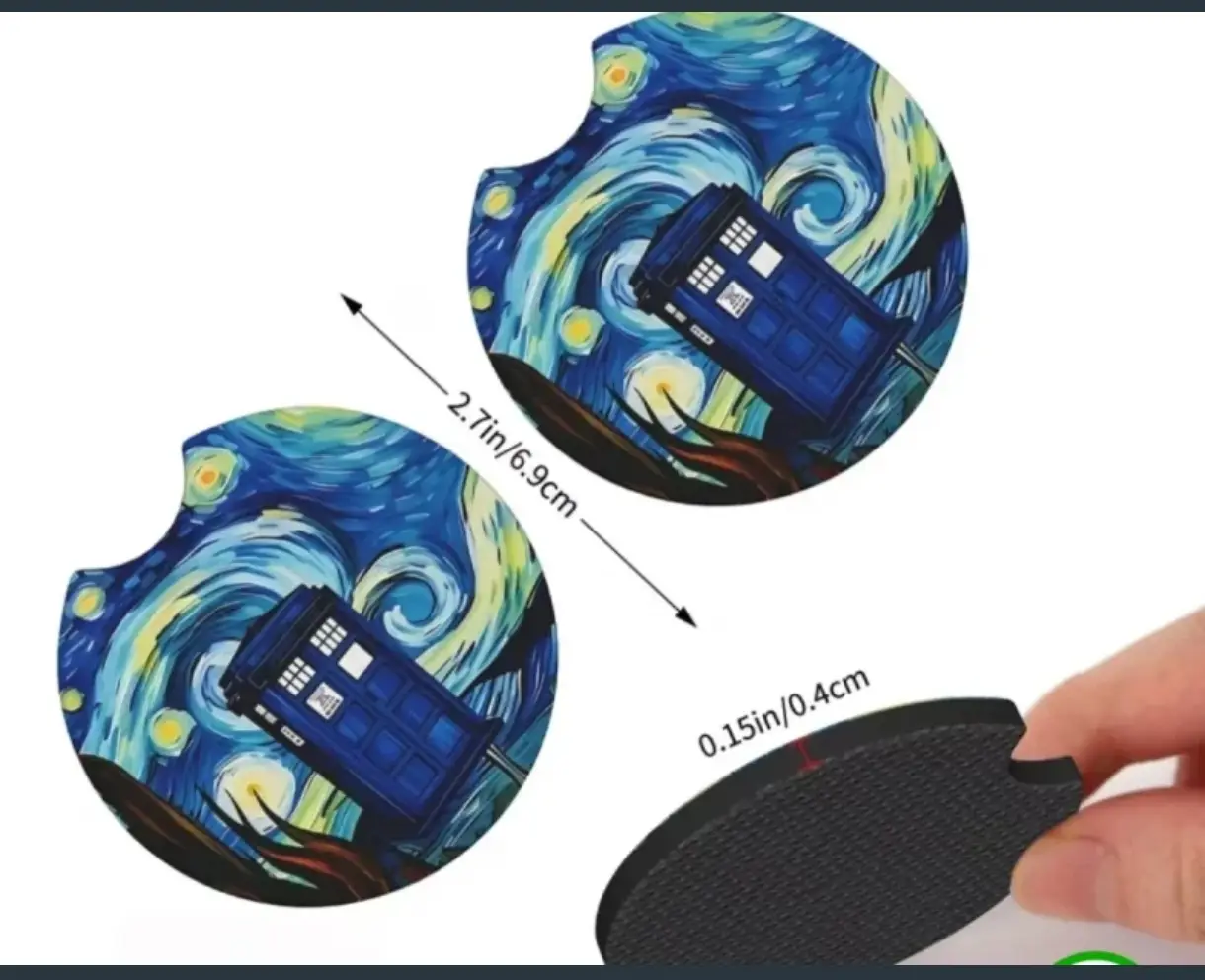 Posavasos coche Tardis, Doctor who