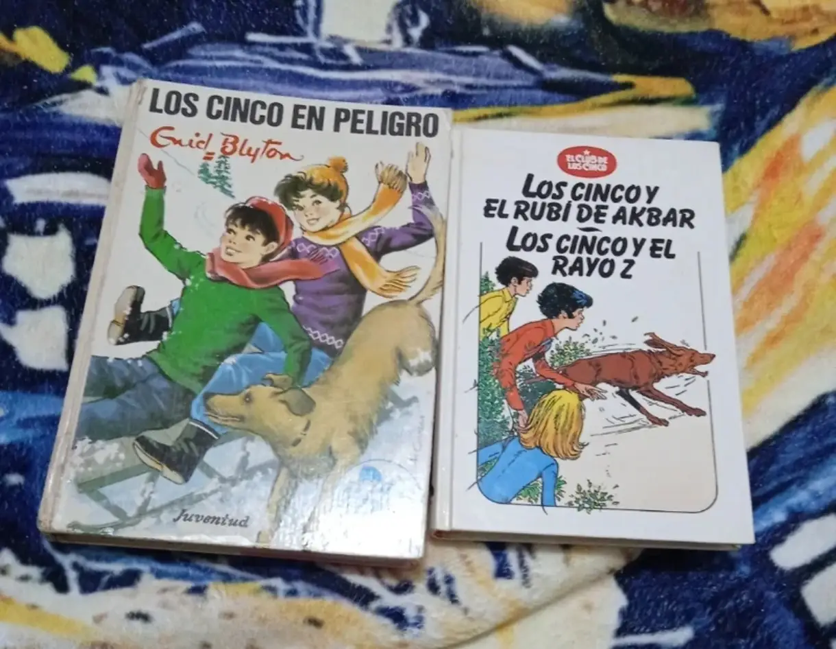 Lote libros de «los cinco»
