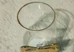 Vaso lazo dorado