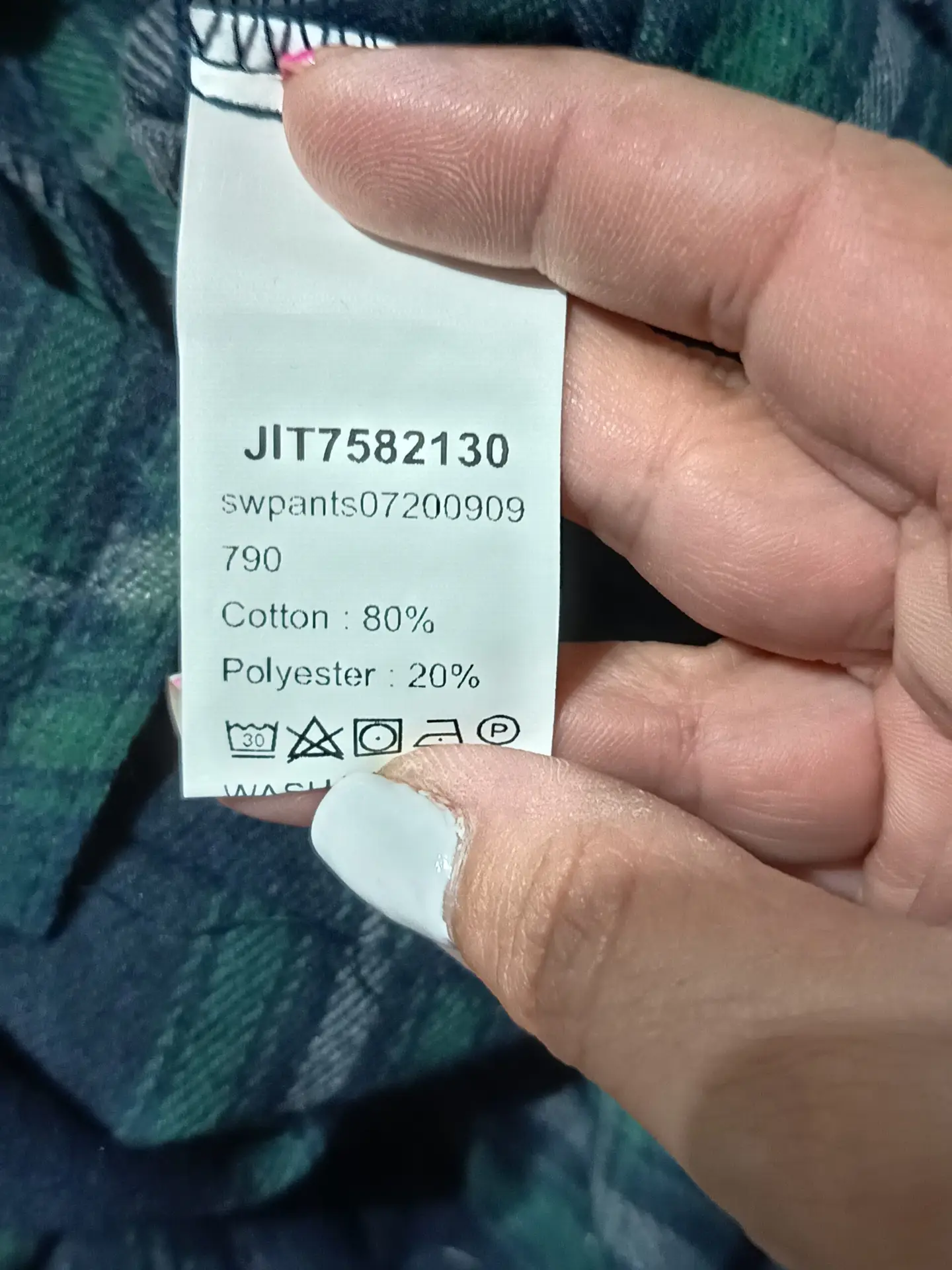 Pantalones de cuadros