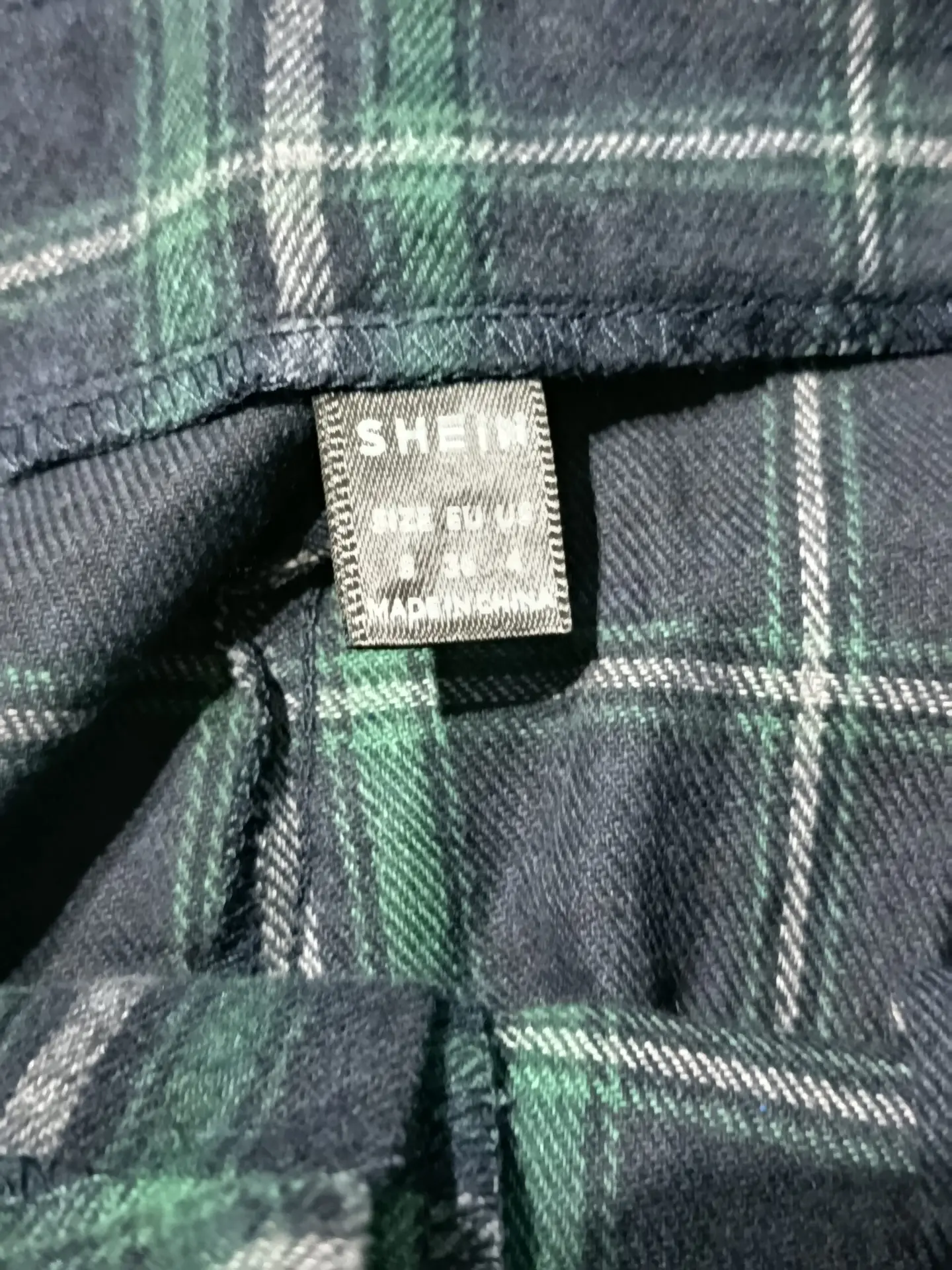 Pantalones de cuadros