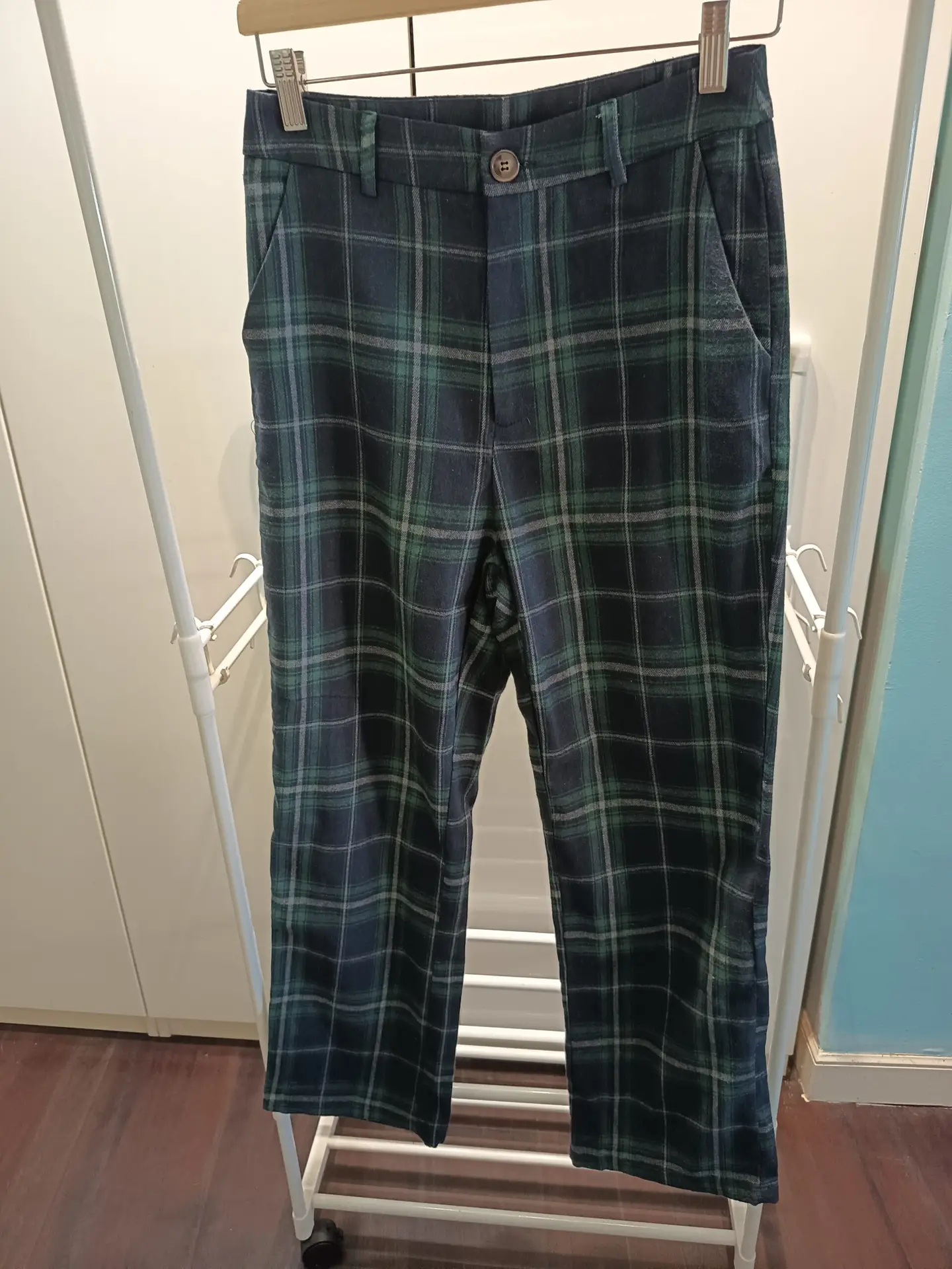 Pantalones de cuadros