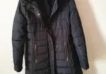 Abrigo acero lchado azul marino talla M