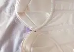 Top de corsé morado estilo Fairycore Y2K con encaje blanco, lazo de cinta, talla S