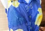 Blusa Vintage Sin Mangas Floral Print estilo Y2k Crop Top