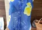 Blusa Vintage Sin Mangas Floral Print estilo Y2k Crop Top