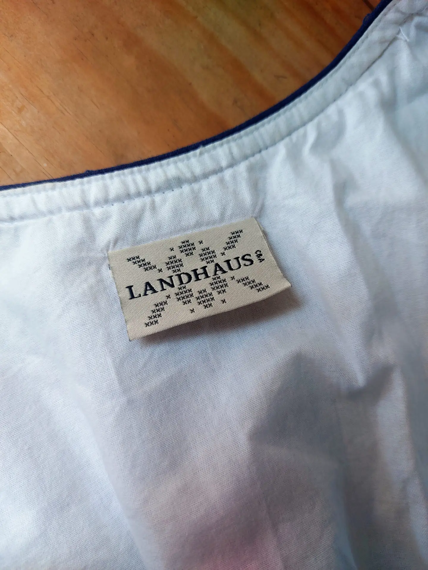 Vestido Vintage Landhaus Estilo Dirndl Bávaro Cuadros Azul Corsé Encaje Oktoberfest
