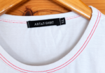 Camiseta gráfica japonesa Art & T-Shirt blanca y roja XL Y2K anime streetwear