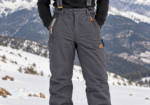 Pantalón Esquí Snowboard Tenth Technical Gris Acolchado Térmico con Tirantes Talla L