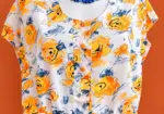 Blusa Vintage Hecha a mano de Raso