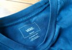 Camiseta Vans Classic Logo Manga Larga Azul Marino Talla M Mediana Algodón Cuello Redondo Unisex