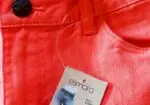 Pantalones vaqueros pitillo tiro medio Esmara Talla L Salmón-Neón