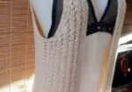 Chaleco Largo Estilo Crochet de Miss Loona Talla M/L
