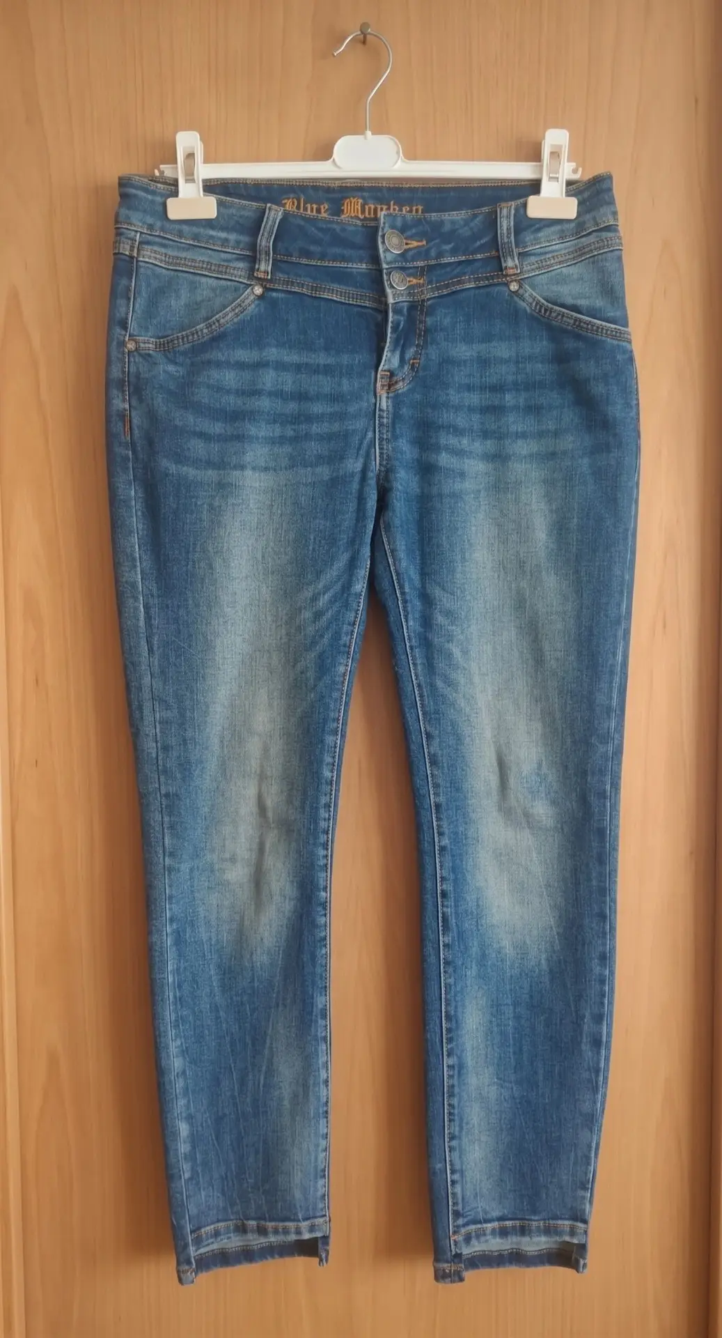 Vaqueros Blue Monkey Sandy W30 Y2K Tiro Bajo Vintage Denim Años 2000