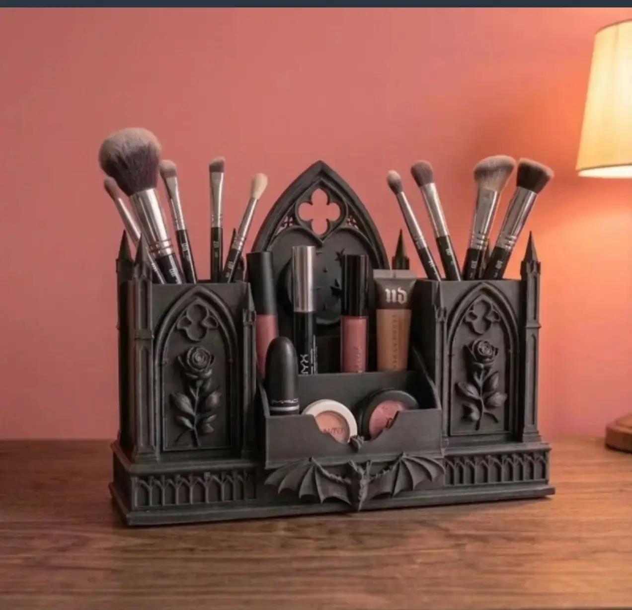 Organizador Gótico maquillaje, accesorios.