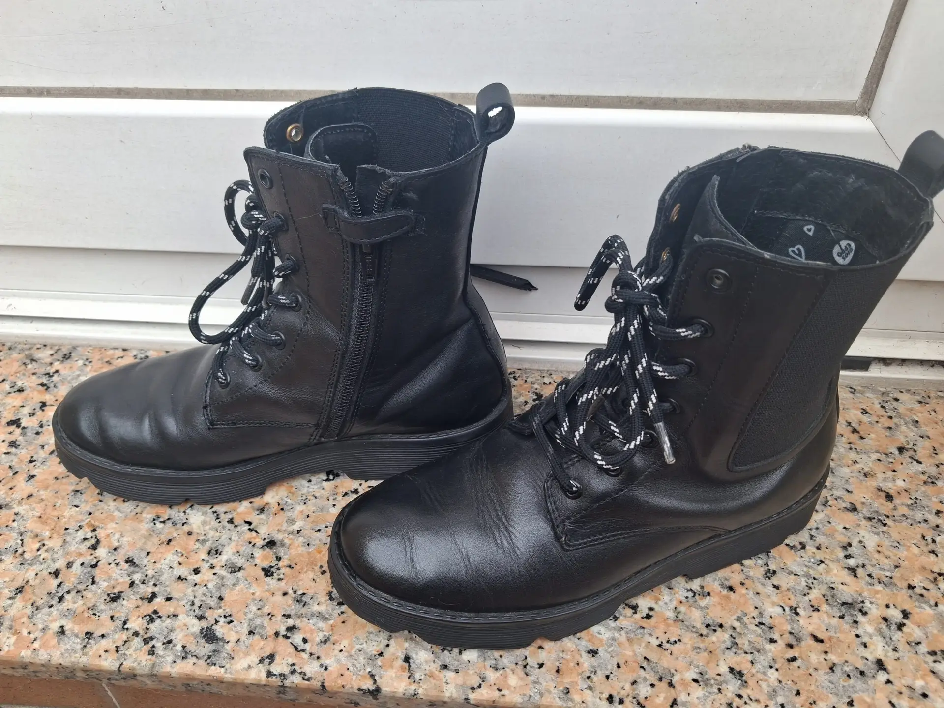 Botines piel niña/ mujer (giossepo, talla 35)