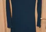 Vestido punto negro zara