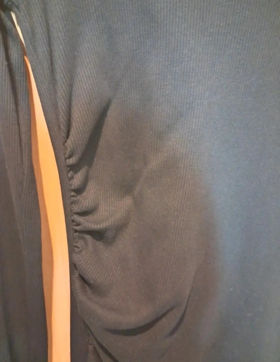 Vestido punto negro zara