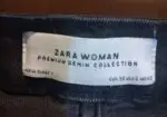 Vaquero zara talla 38 (mujer)