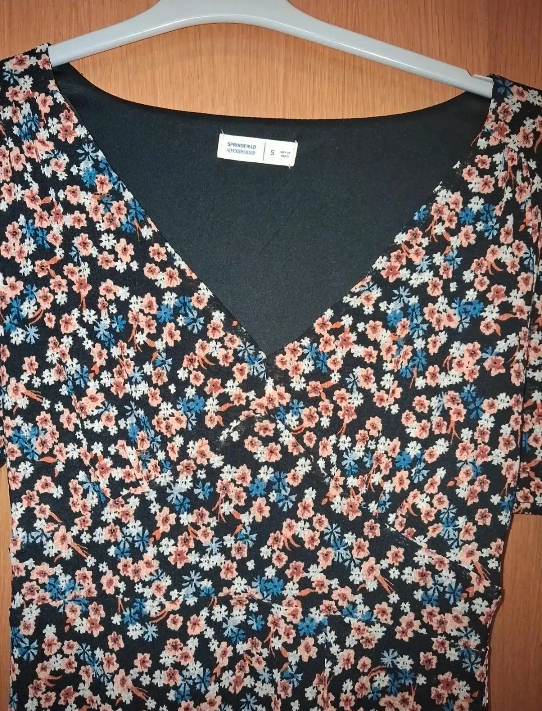 Vestido floral sprinfield talla s