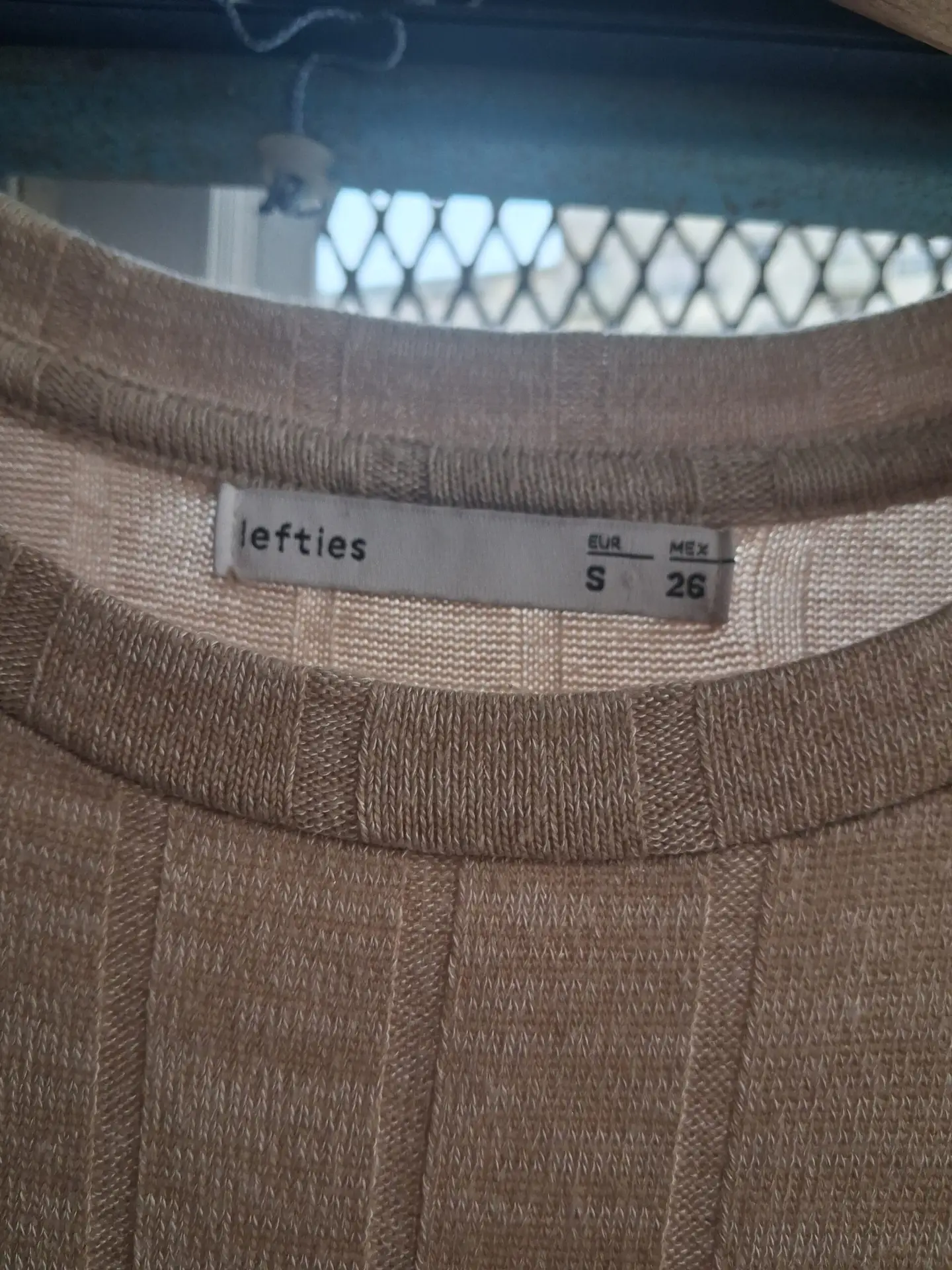 Vestido largo punto, lefties, talla S
