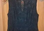 Vestido largo de encaje, shein , talla S