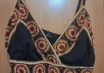 Vestido boho estampado, un uso (talla S)