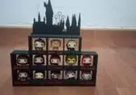 Colección completa Funko Harry Potter Quidditch con estanteria personalizada