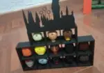 Colección completa Funko Harry Potter Quidditch con estanteria personalizada