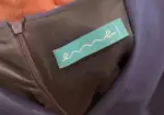 Vestido midi azul marino