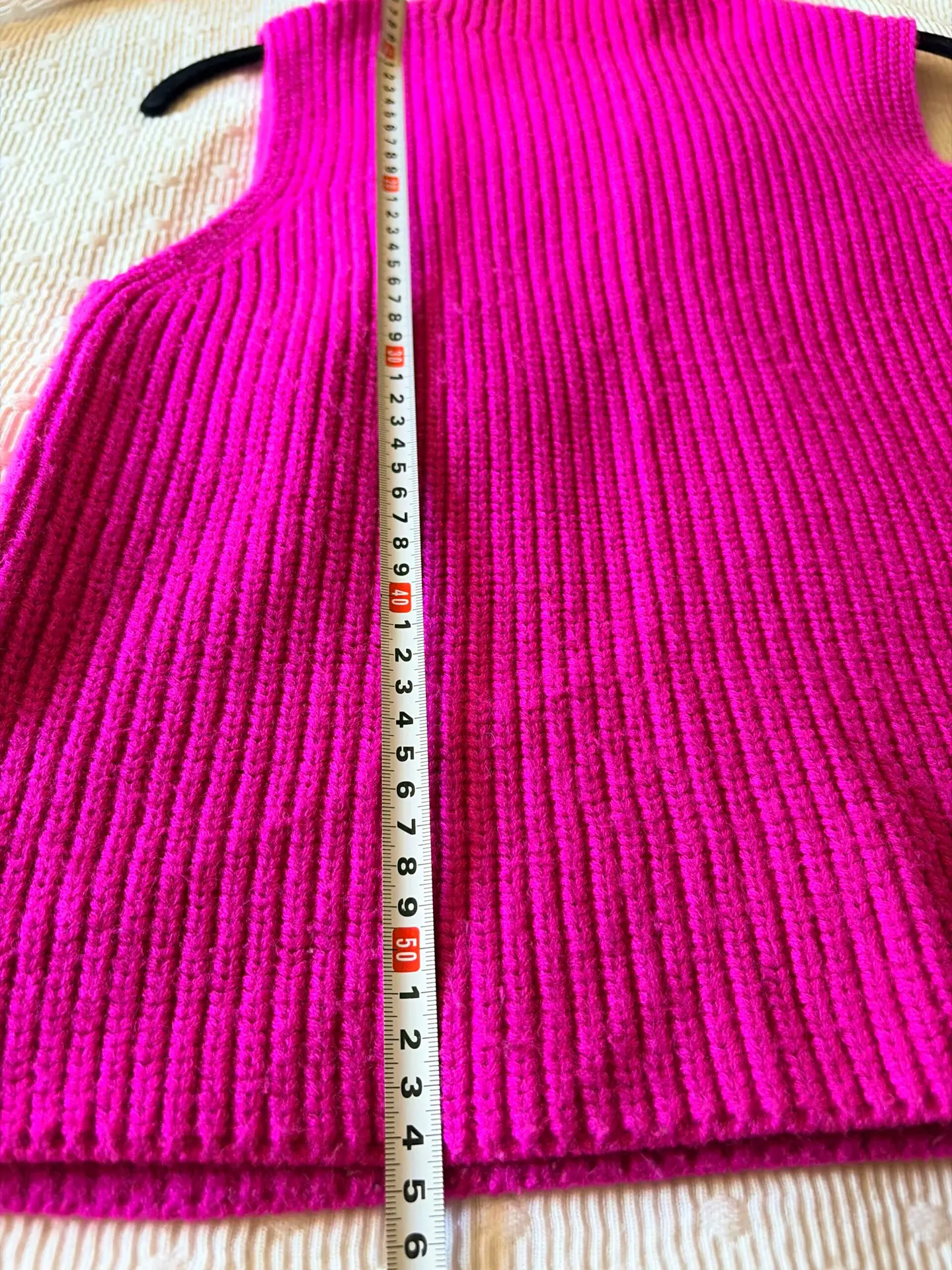 Chaleco fucsia Zara