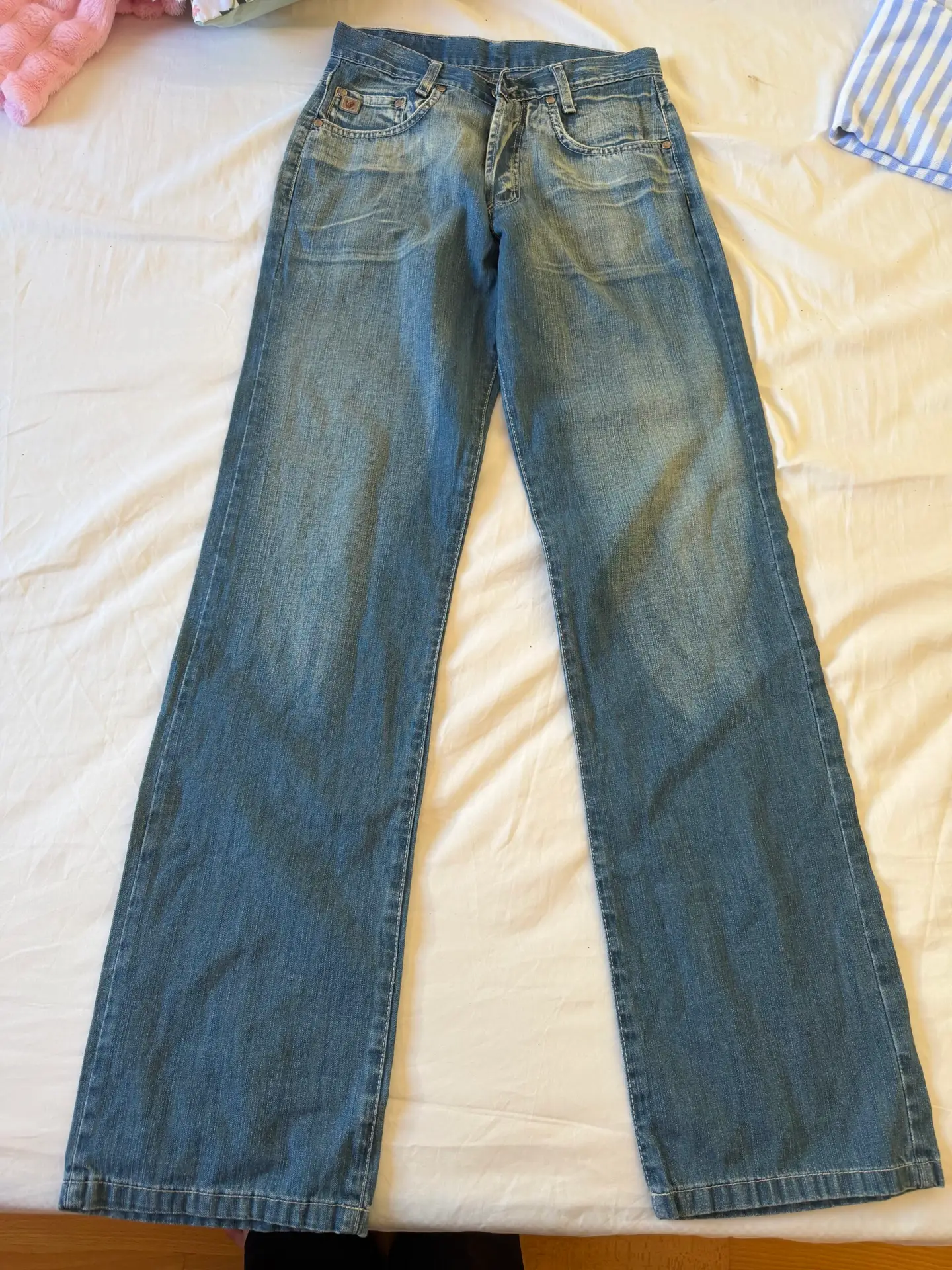 Vaqueros rectos vintage talla 36