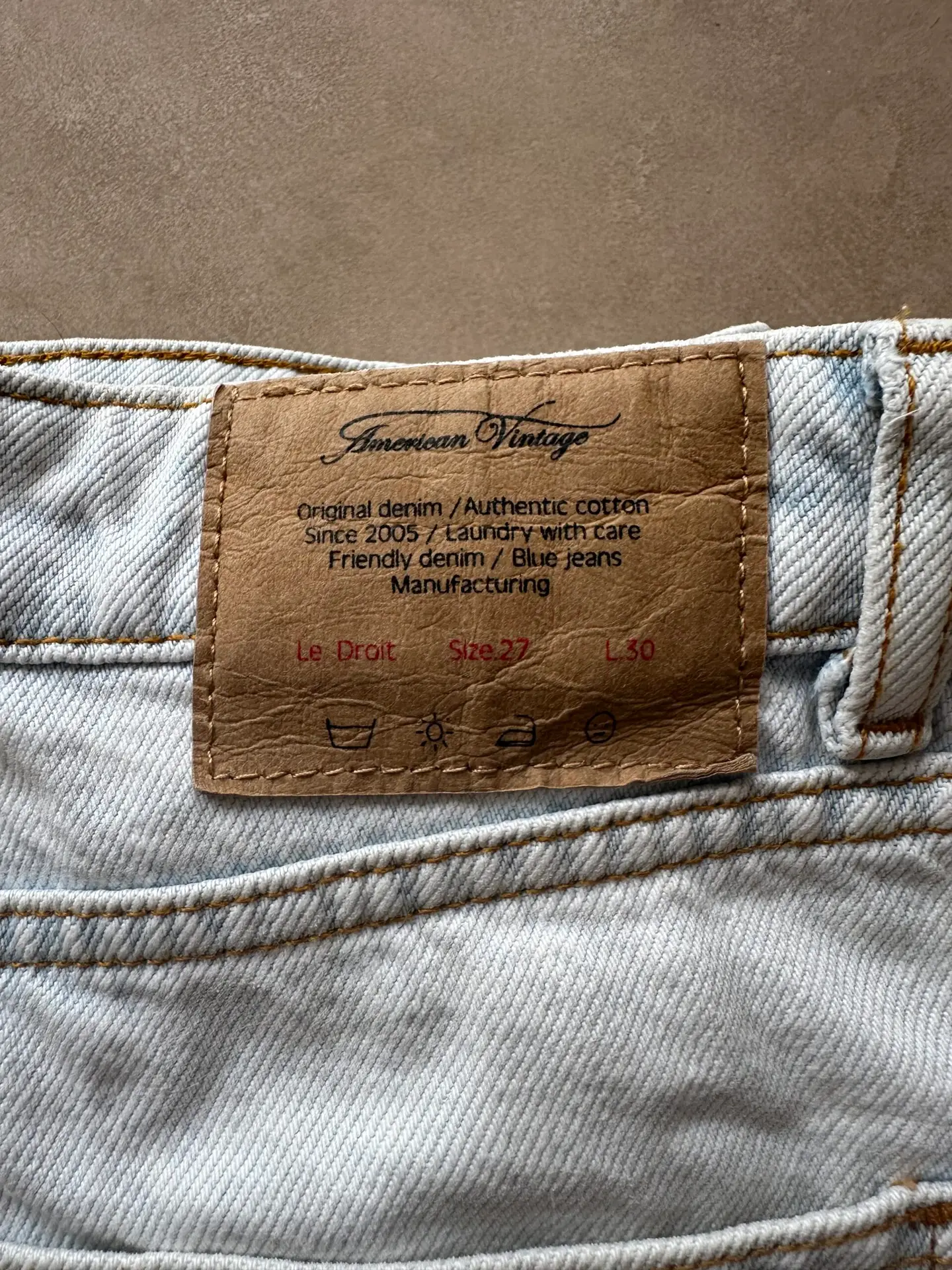 Pantalón Denim American Vintage
