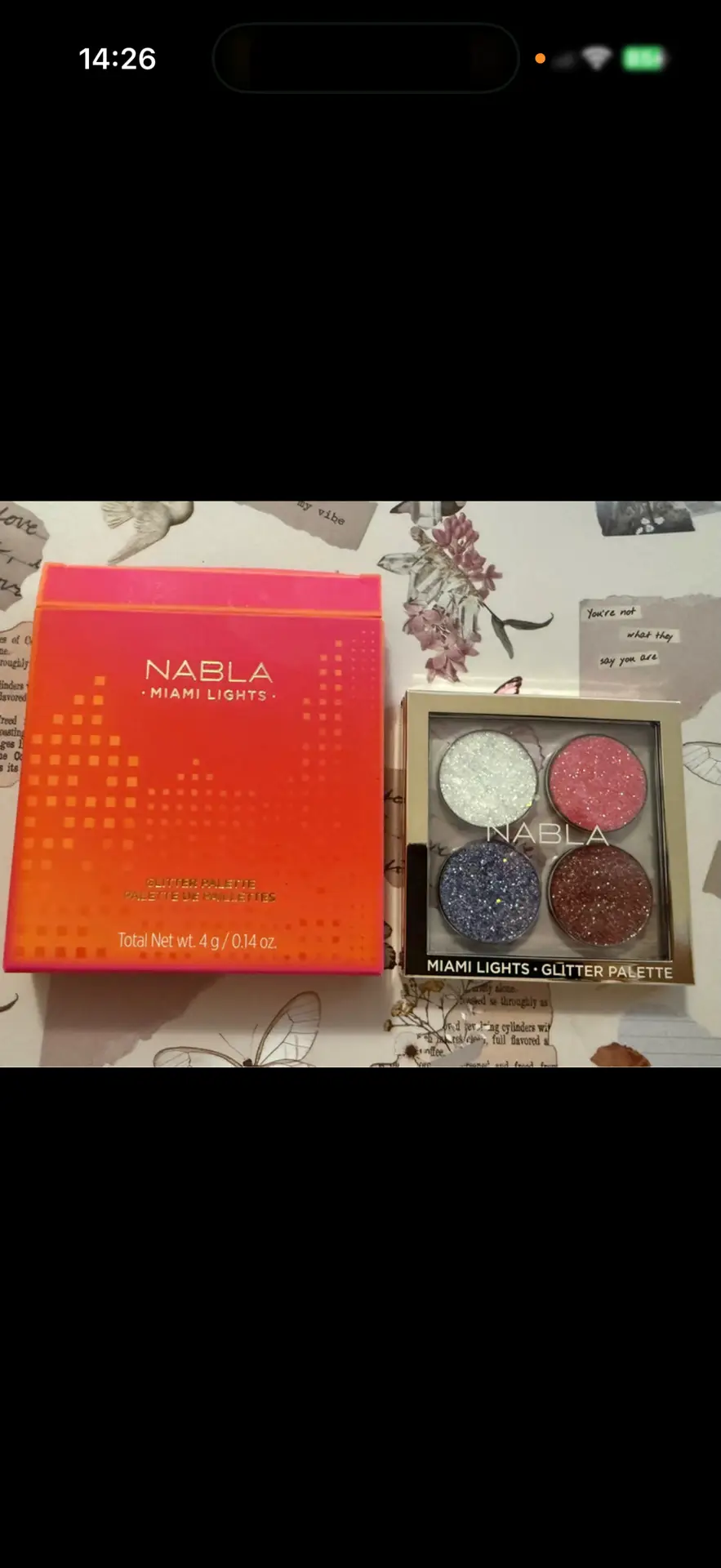 Paleta glitter Nabla