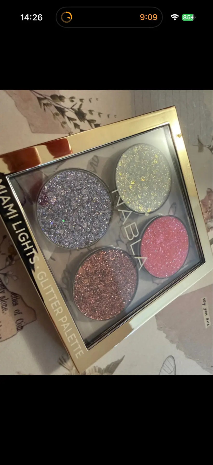 Paleta glitter Nabla