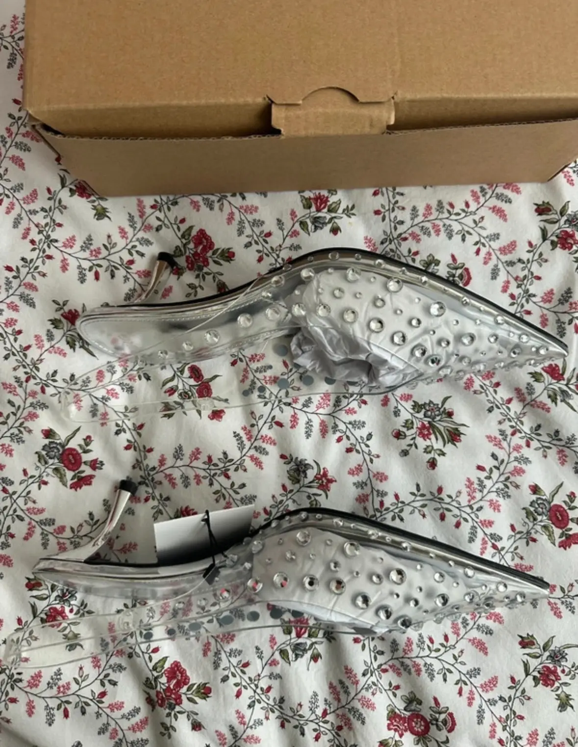 Zapatos de brillantes Mango talla 38