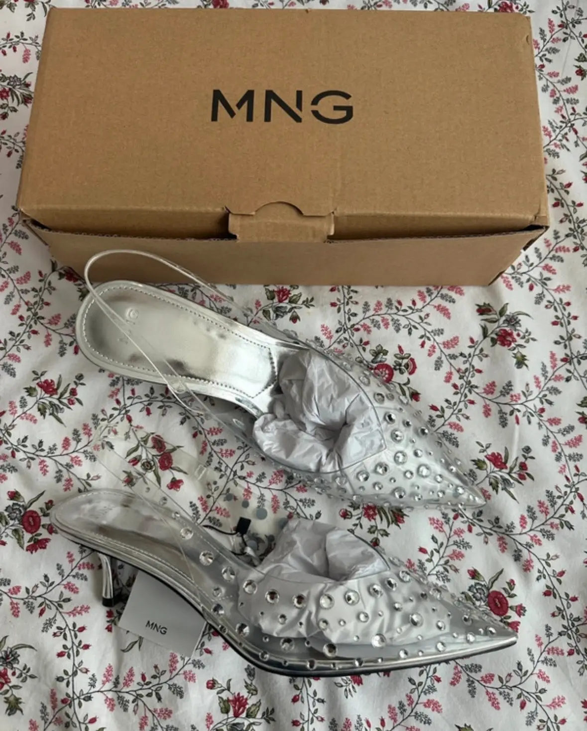 Zapatos de brillantes Mango talla 38