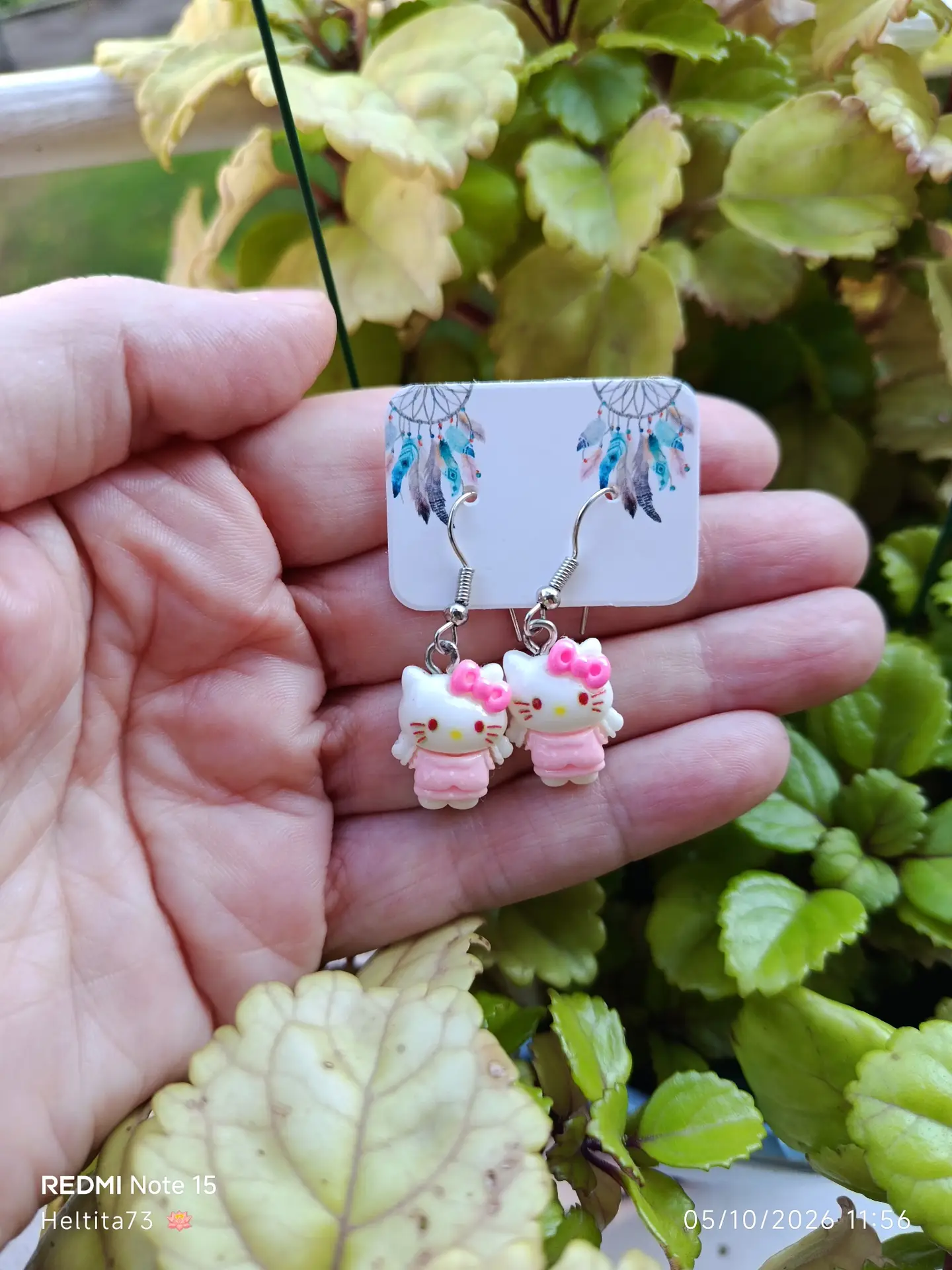 Pendientes «Hello Kitty»