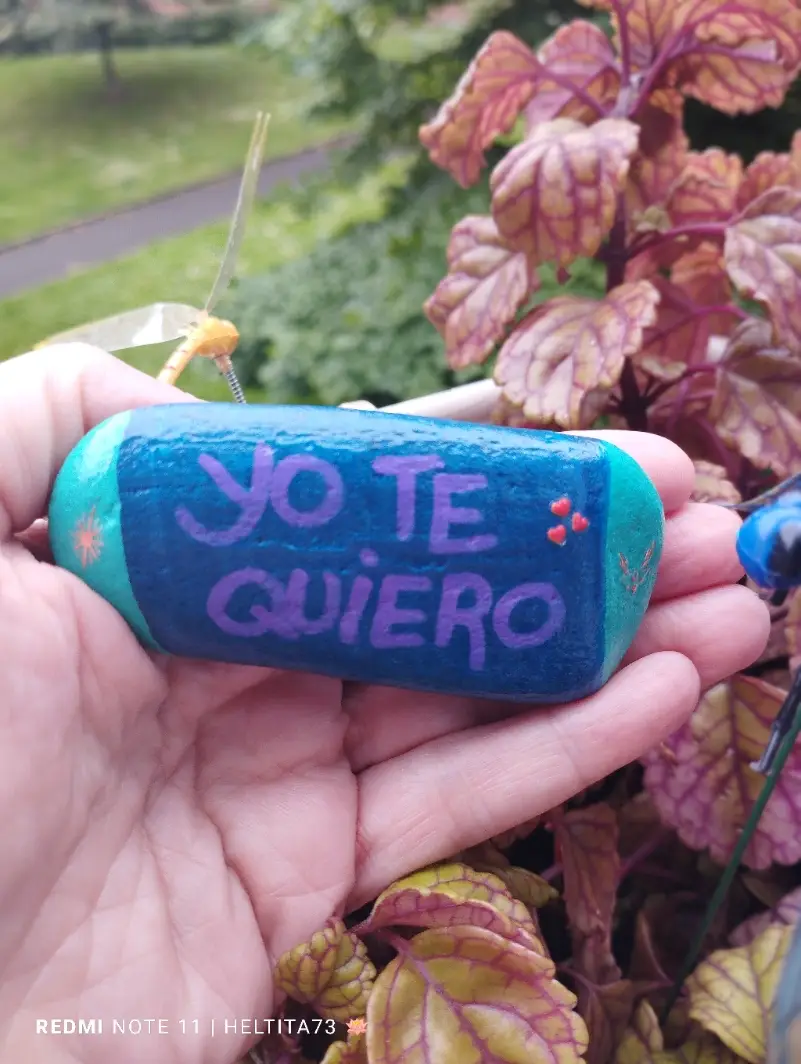 Piedra «No te rindas»