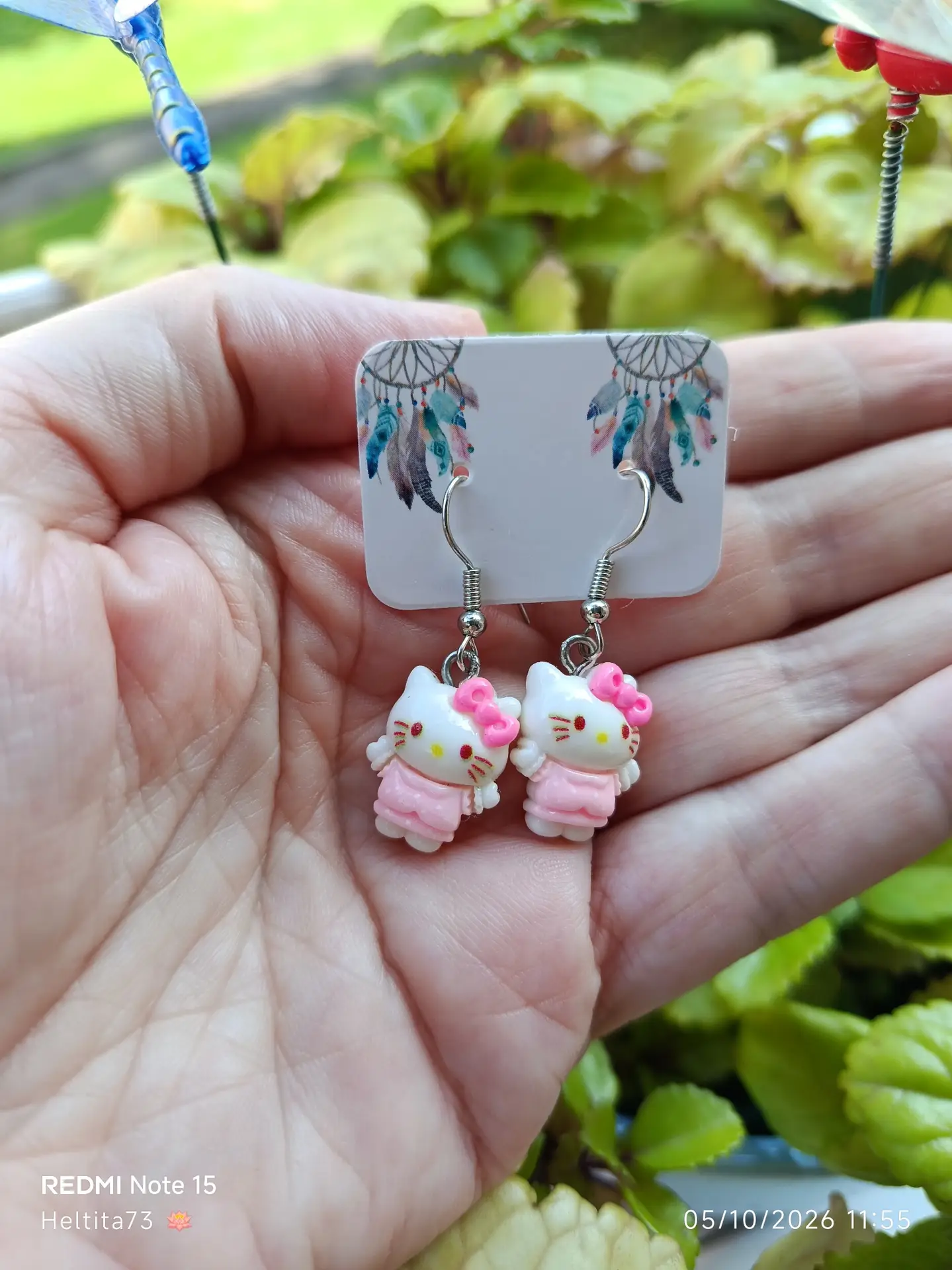 Pendientes «Hello Kitty»
